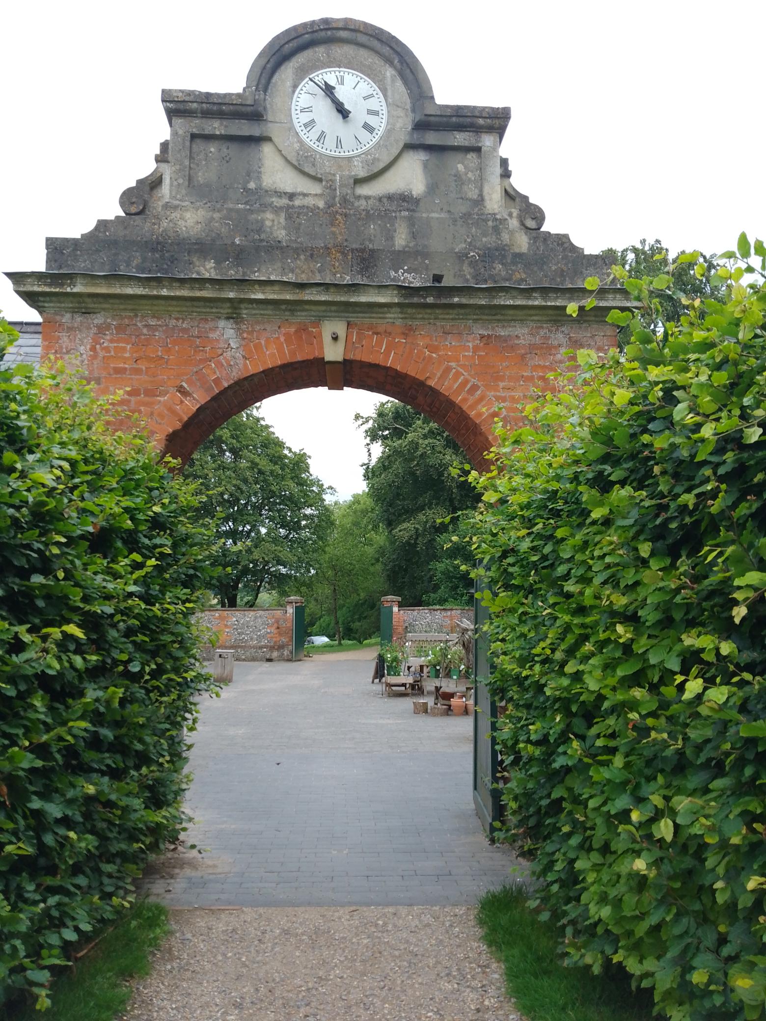 Image: Clock entrance to courtyard